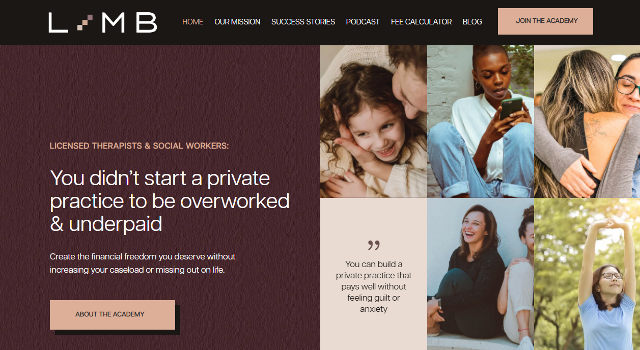Lean In Make Bank website homepage